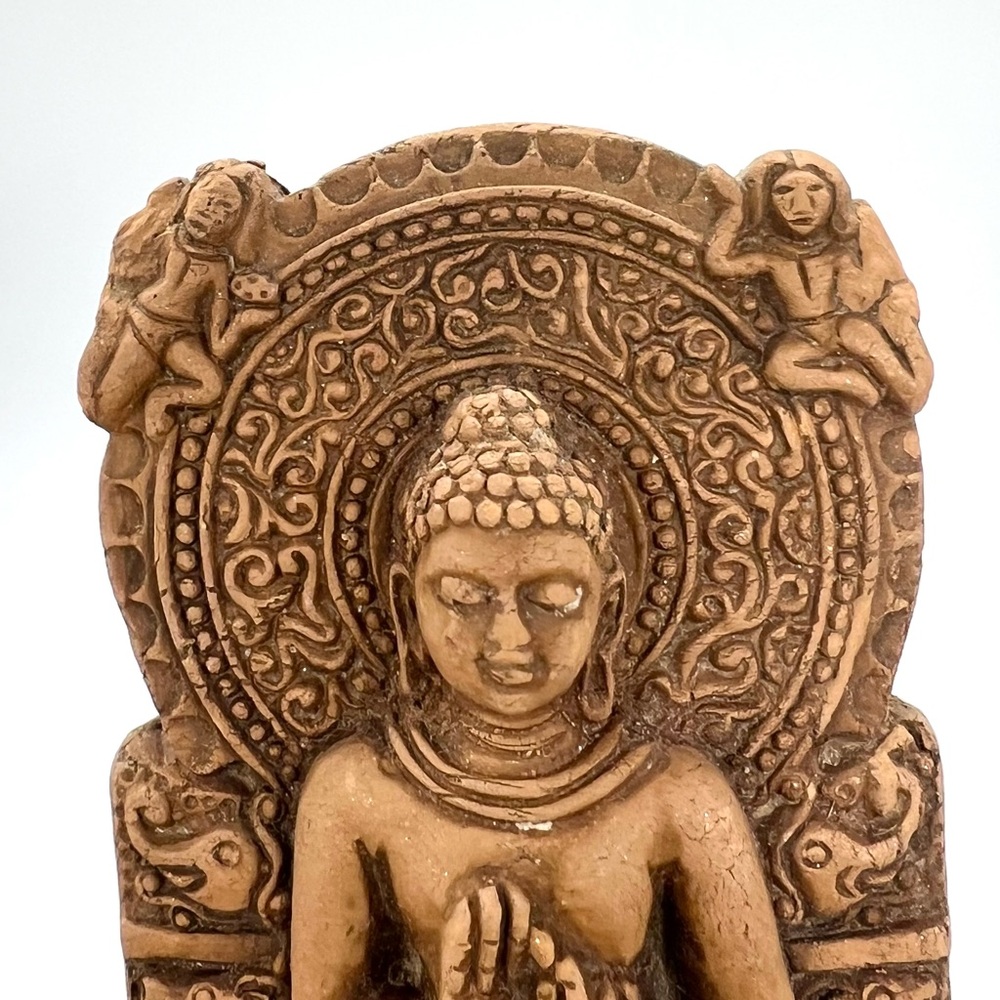 Vintage Seated Buddha of Saranath Figure - Picture 2 of 14